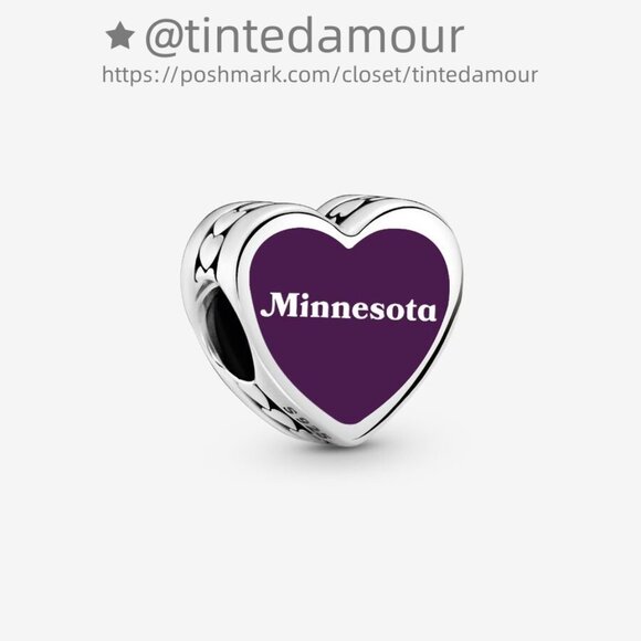 Pandora Minnesota Heart Charm|Pendant - Picture 2 of 2